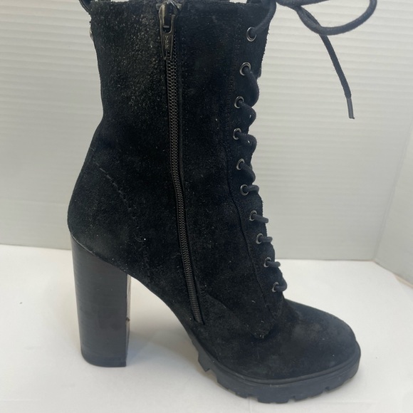 Steve Madden | Black | Chunky Heeled Boots | 8.5 - Picture 7 of 14